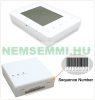 Radio thermostat, elegant, snow-white 100 meter range with large touchscreen LCD display for turning the boiler on and off 