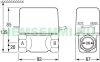 Spring-return two-way motorized valve ¾" BB internal thread two-way zone valve 230V Switches to voltage, resets automatically if there is no voltage