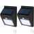 2 db akkumulátoros napelemes mozgásérzékelős fali lámpa 1W 6 SMD LED beépített akku és  mozgásérzékelő