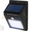 2 battery-powered solar-powered wall lights with motion sensor 1W 6 SMD LED built-in battery and motion sensor