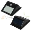2 battery-powered solar-powered wall lights with motion sensor 1W 6 SMD LED built-in battery and motion sensor