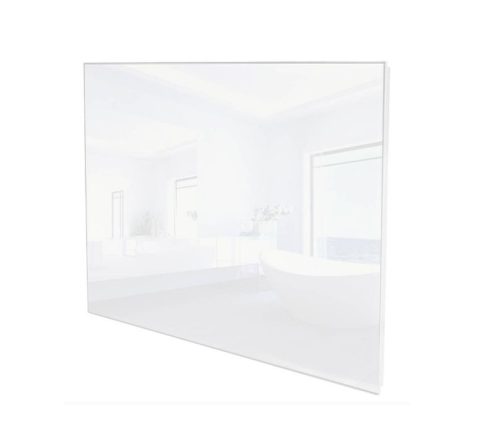 ÜVEG infrafűtés üvegpanel 270W  620 x 420 x 30mm fehér ÜVEG borítás. Infrapaneles fűtés