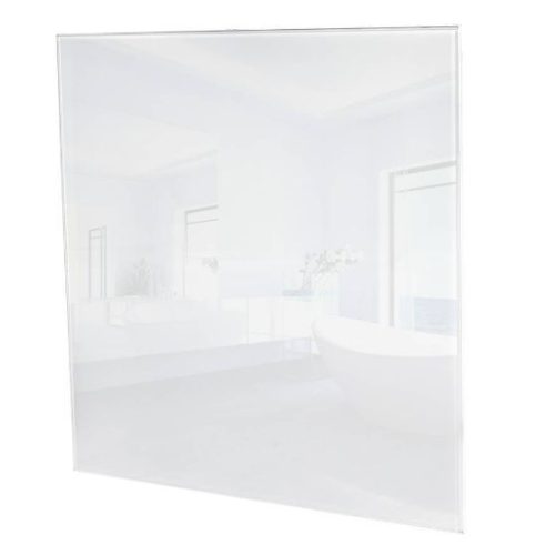 ÜVEG infrafűtés üvegpanel 450W  620 x 620 x 30mm fehér ÜVEG borítás. 
