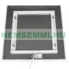 ÜVEG infrafűtés üvegpanel 450W  620 x 620 x 30mm fehér ÜVEG borítás. 