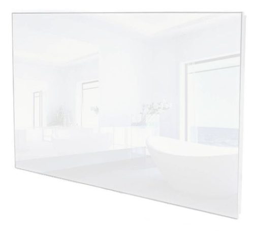 ÜVEG infrafűtés 850W 1220 x 620 x 30mm fehér ÜVEG borítás. 