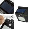 4 wall lights with solar panel, motion sensor, battery 1W 6 SMD LED built-in battery and motion sensor