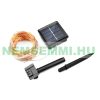 Solar string lights, string lights outdoor Christmas lighting 200 cold white LED batteries