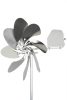 Windwheel model 28 cm diameter stainless steel ball-bearing wind vane with a wing that helps turn in the direction of the wind