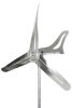 Metal pinwheel model 65 cm diameter 225 cm high stainless steel ball-bearing pinwheel with wing to help turn in the wind direction