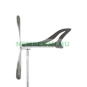   Fém szélkerék modell 65 cm átmérőjű 75 cm magas rozsdamentes golyóscsapágyazott szélforgó a szélirányba fordulást segítő szárnnyal