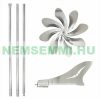 Fém szélforgó modell 40 cm átmérőjú rozsdamentes golyóscsapágyazott szélkerék