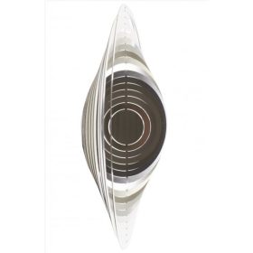   3D fém szélforgó gömb rozsdamentes acélból 15x15 cm széljáték