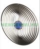 3D metal pinwheel circle made of stainless steel 15x15 cm wind chime with pearl insert