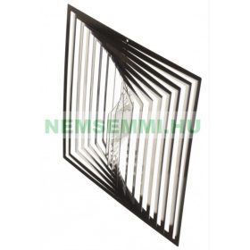 3D fém szélforgó Szögletes rozsdamentes acélból 15x15 cm széljáték 