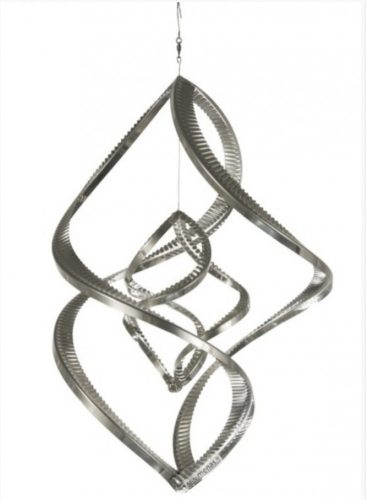 3D metal pinwheel made of stainless steel 38x29 cm wind toy