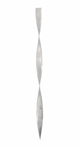 3D metal wind spinning band made of stainless steel 47x2.3 cm wind toy