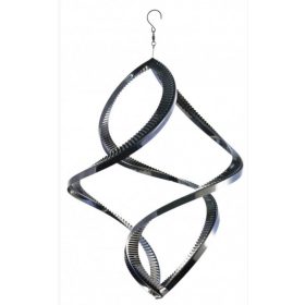   3D fém szélforgó twister rozsdamentes acélból 38x29 cm széljáték