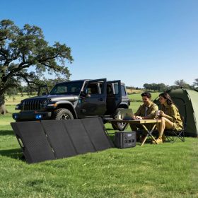   Hordozható erőmű 1800W + 200W napelem – 1008Wh LiFePO4 napelemes generátor szett Power station