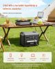 Hordozható erőmű 2400W 2160 Wh akkumulátorral bővíthető napelemes generátor 10 kimenettel