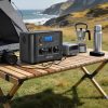 Hordozható erőmű 1200 W, 806 Wh LiFePO4 – kompakt napelemes generátor 9 kimenettel