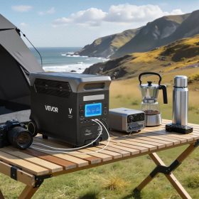   Hordozható erőmű 3000 W, 3072 Wh LiFePO4 – nagy teljesítményű napelemes generátor 13 kimenettel