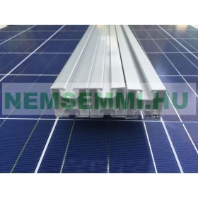 alumínium profil sín napelem szereléshez 40 x 40 x 1,2mm 5300  mm-es szálban