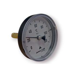   Hüvelyes hőmérő 1/2" csatlakozás 0°-120°C hőmérséklet tartomány