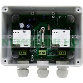   Hálózatválasztó kapcsoló akkumulátoros szigetüzemű rendszer és hálózati áramellátás között 3600 VA átkapcsoló állomás