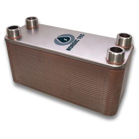   Lemezes hőcserélő 100 lemezes 3400kW 2” külső csatlakozással Ba-115-100