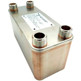   Lemezes hőcserélő 60 lemezes 2050kW 2” külső csatlakozással Ba-115-60