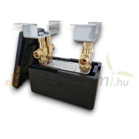 Lemezes hőcserélő szigeteléssel 30 lemez 65kW 4x3/4” csatlakozással, tartószerkezet szigetelés