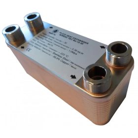   Lemezes hőcserélő 30 lemez 65kW teljesítmény 4x3/4” külső csatlakozással