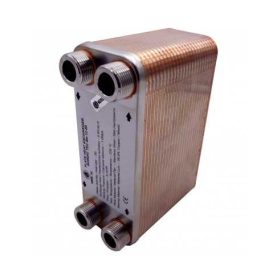   Lemezes hőcserélő 50 lemez 100kW 3/4" külső csatlakozással