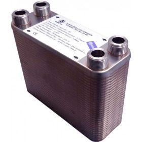   Lemezes hőcserélő 60 lemezes 130kW 4x3/4” külső csatlakozással