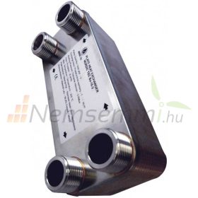   Lemezes hőcserélő 24 lemez 100kW 1" külső csatlakozással