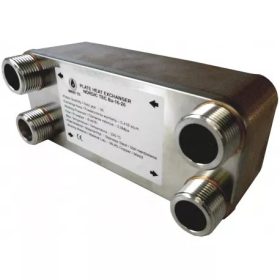   Lemezes hőcserélő 26 lemez 105kW 1" külső csatlakozással