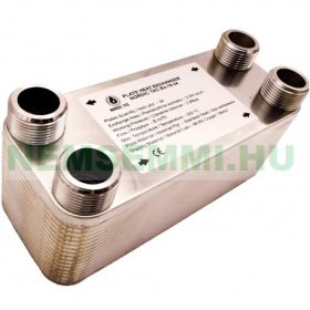   Lemezes hőcserélő 32 lemez 130kW 1" külső csatlakozással