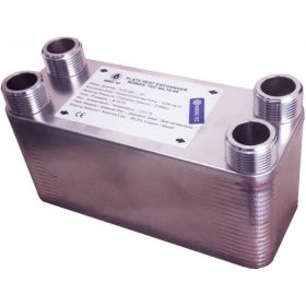   Lemezes hőcserélő 34 lemez 135kW 1" külső csatlakozással