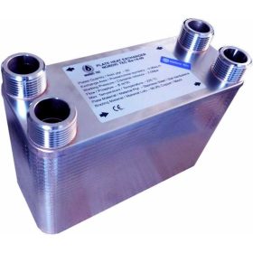   Lemezes hőcserélő 50 lemez 175kW 1" külső csatlakozással