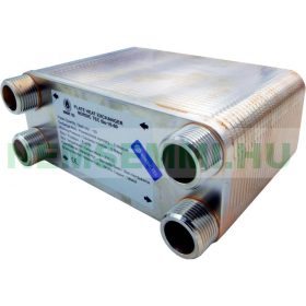   Lemezes hőcserélő 60 lemezes 200kW 4x1” külső csatlakozással