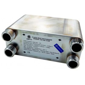   Lemezes hőcserélő 70 lemezes 1" csatlakozás  220 kW maximális teljesítmény