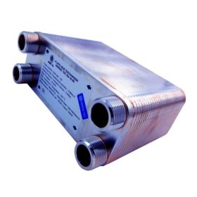   Lemezes hőcserélő 70 lemezes 1" csatlakozás  220 kW maximális teljesítmény