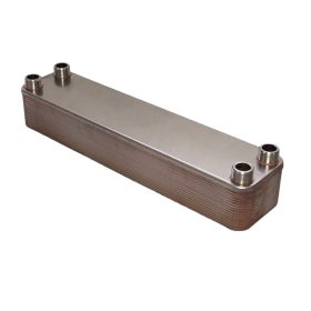   Lemezes hőcserélő 12 lemezes 55 kW 4x3/4” külső csatalkozással