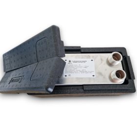   Lemezes hőcserélő szigeteléssel 30 lemezes hőcserélő 175kW 4x1 1/4” külső csatlakozással fedlap pár