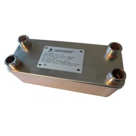   Lemezes hőcserélő 30 lemezes 175kW 4x1 1/4” külső csatlakozással