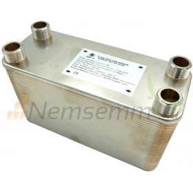   Lemezes hőcserélő 60 lemezes 330kW 4x1 1/4” külső csatlakozással