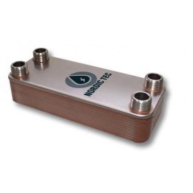   Lemezes hőcserélő 20 lemezes 125kW 4x1” külső csatlakozással