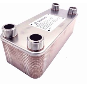   Lemezes hőcserélő 30 lemezes 175kW 4x1” külső csatlakozással