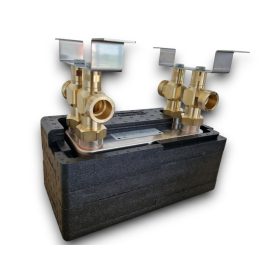   Lemezes hőcserélő 50 lemezes 285kW 1" külső csatlakozású, tartószerkezettel és szigeteléssel Ba-32-50