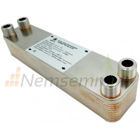   Lemezes hőcserélő 20 lemezes 220kW 4x11/4” csatlakozással
